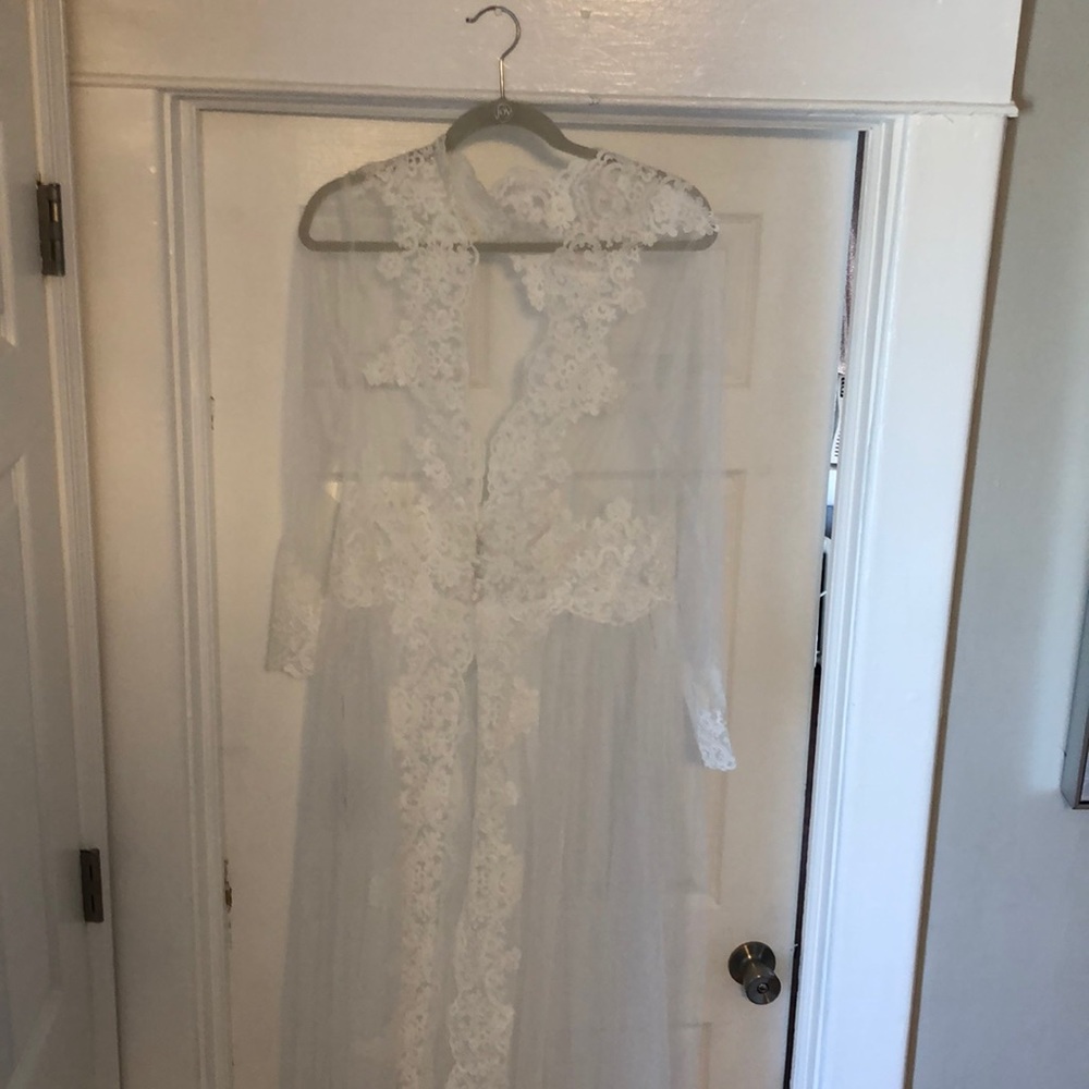 Lace Bridal Robe